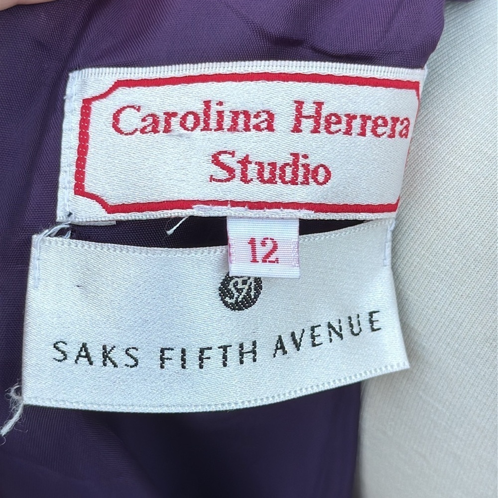 Carolina Herrera Studio for Saks Fifth Avenue, vintage midi dress, size 12 - Picture 5 of 5